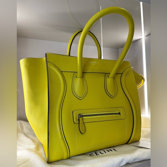 Authentic Celine Mini Luggage tote handbag - Picture 3 of 17